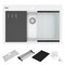 Ruvati 33-inch Granite Composite Workstation Drop-in Topmount Kitchen Sink Matte White RVG1306WH - alternate 4